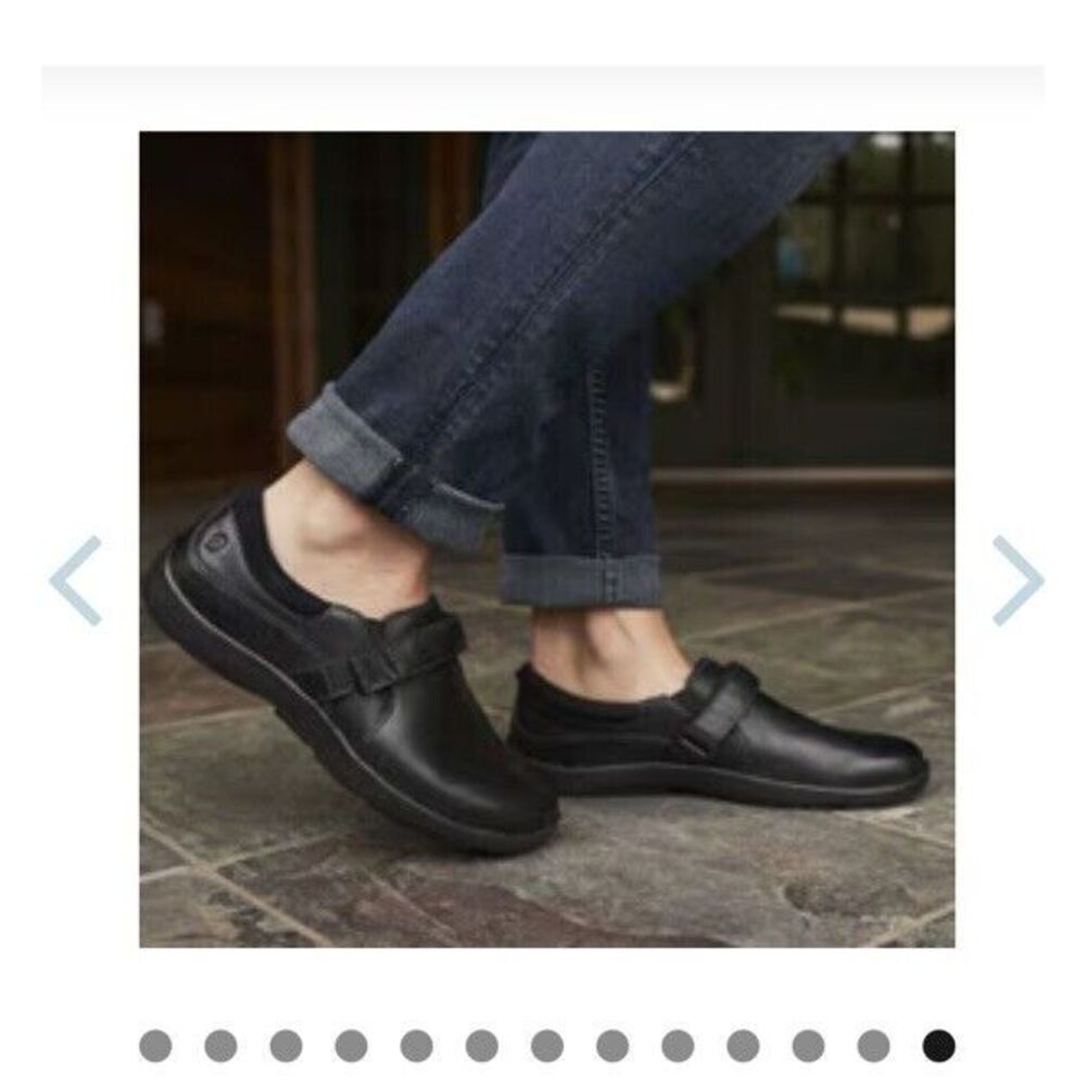 Anodyne No 51 Leather Comfort‎ Casual Stylish Shoes Black Women's Size 8 $159